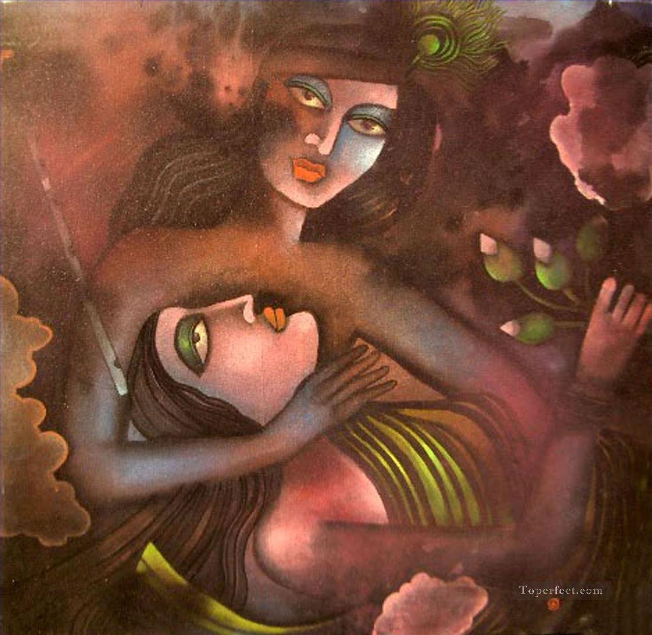 eternal love v Indian Oil Paintings